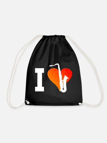Saxophoniste Femmes Hommes Saxophone Saxophone Saxophone Saxophone - Sac de sport léger - noir