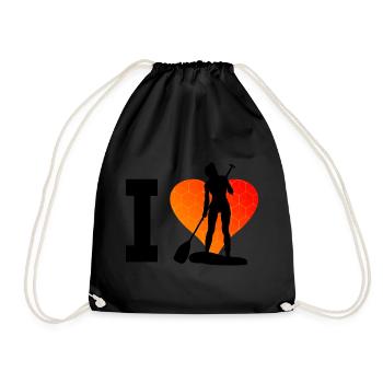 Standup Paddling Sup Hommes Femme Standup Paddlebo - Sac de sport léger - noir - Devant