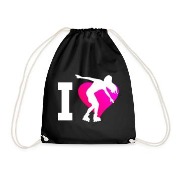 Roller Skates Women Roller Skates Roller Skate - Drawstring Bag - black - Front