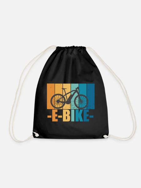 E-Bike Bike Vintage E Bike Batterie Cadeau - Sac de sport léger - noir