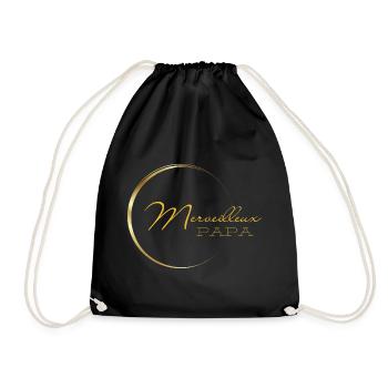 Merveilleux papa - Sac de sport léger - noir - Devant