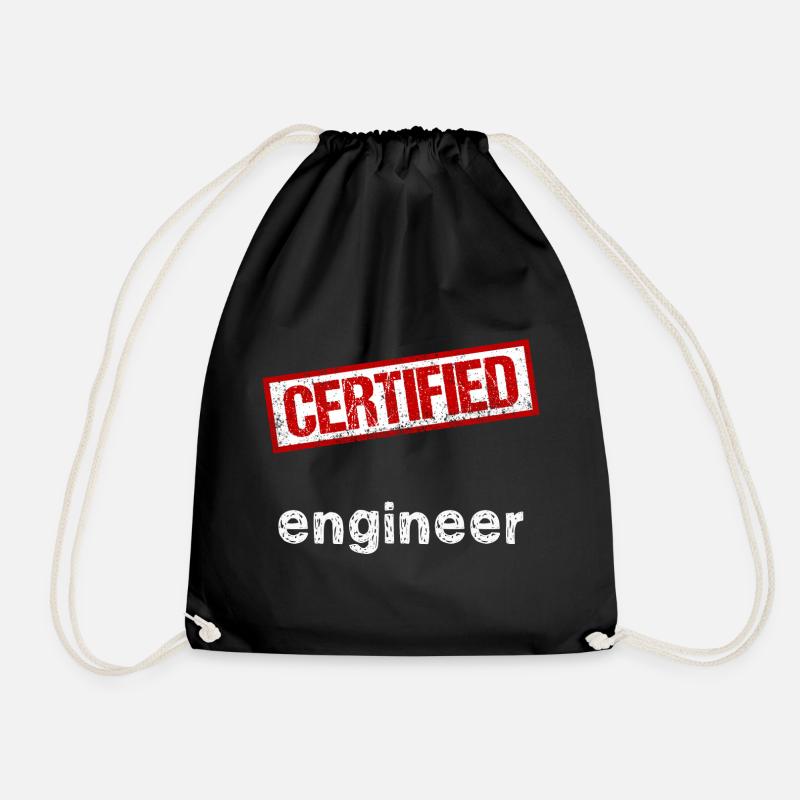 Engineer - Drawstring Bag - black