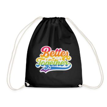 Mois de la fierté LGBT - Better Together - Sac de sport léger - noir - Devant