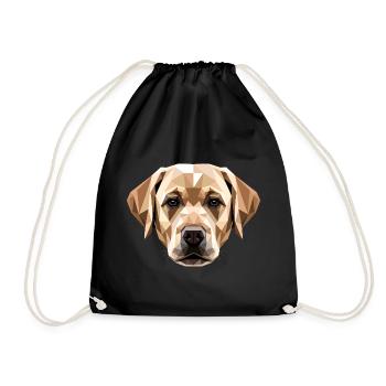 Le chien Labrador Retriever adore les jeunes labradors mignons - Sac de sport léger - noir - Devant