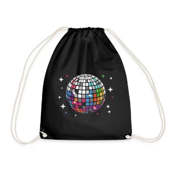 Disco Ball Disco Discothèque - Sac de sport léger - noir - Devant