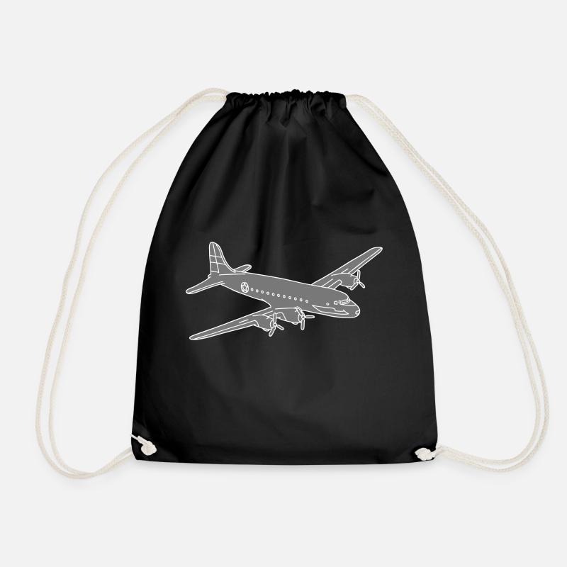 Avion 2 - Sac de sport léger - noir
