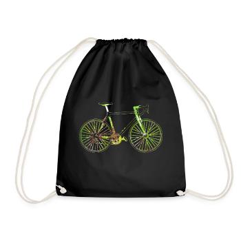 Vélo cycliste vélo vélo roue cadeau - Sac de sport léger - noir - Devant