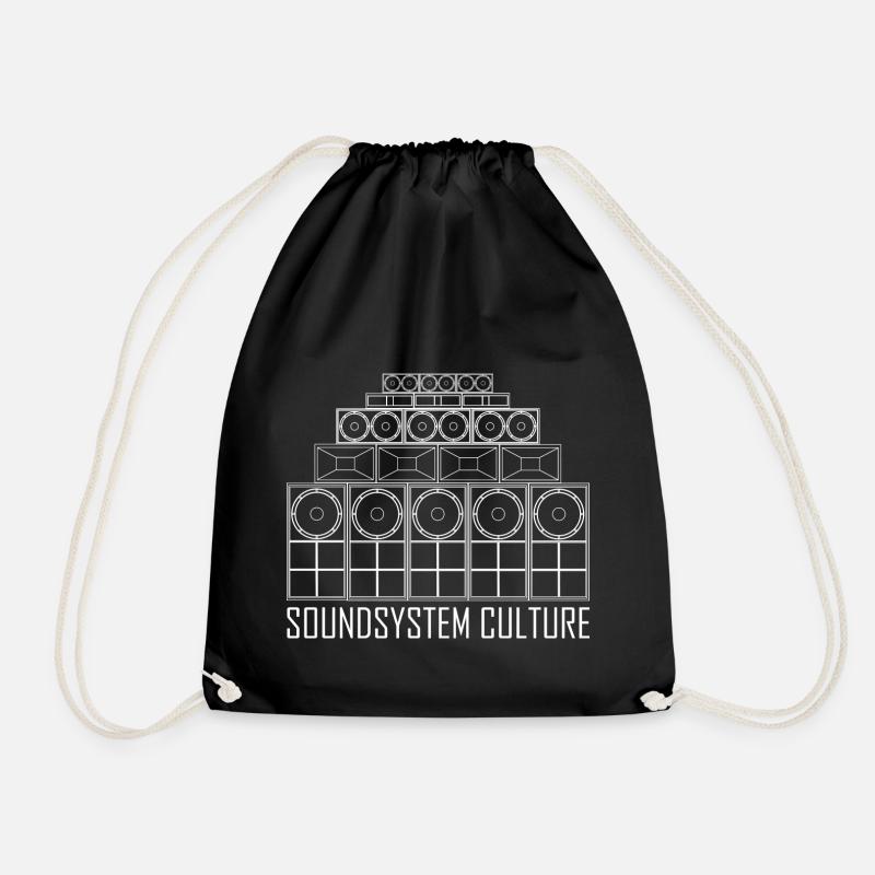 Sound system culture - Drawstring Bag - black