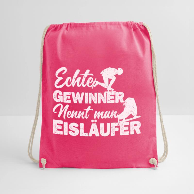 Eisläufer Eiskunstläufer Eislaufen Spruch Turnbeutel