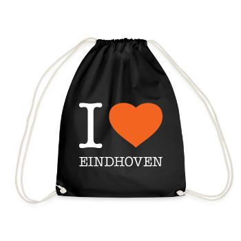 I LOVE EINDHOVEN - Turnbeutel - Schwarz - Vorne