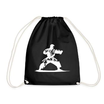Karateka - Turnbeutel - Schwarz - Vorne