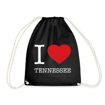 I LOVE TENNESSEE - Drawstring Bag - black - Front
