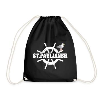 St. Paulians - Drawstring Bag - black - Front