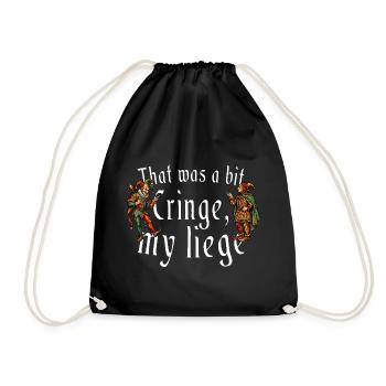 C’était un peu mon suzerain médiéval - Sac de sport léger - noir - Devant