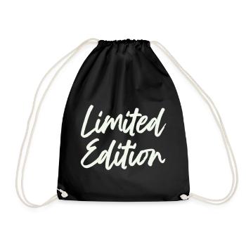 limited_edition- - Drawstring Bag - black - Front