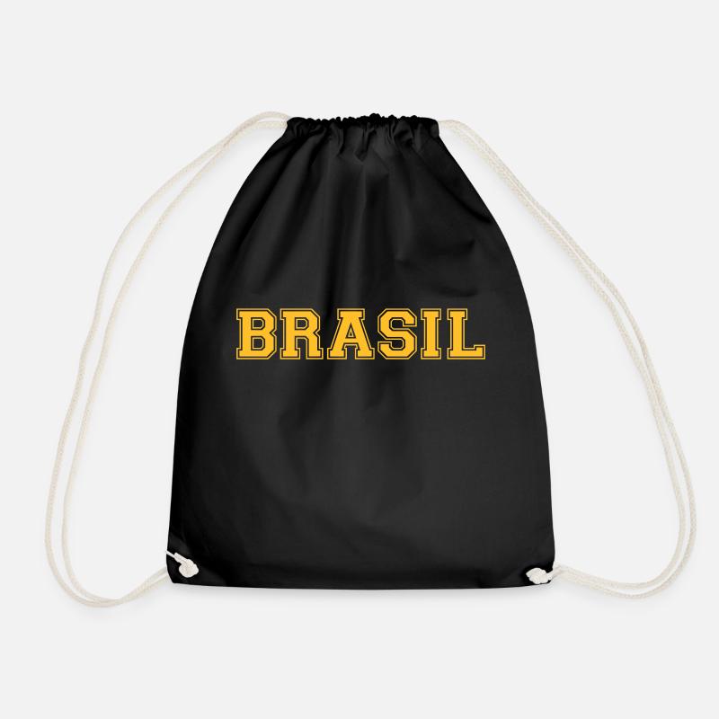 brasil - Turnbeutel - Schwarz