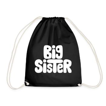 Big Sister - Turnbeutel - Schwarz - Vorne