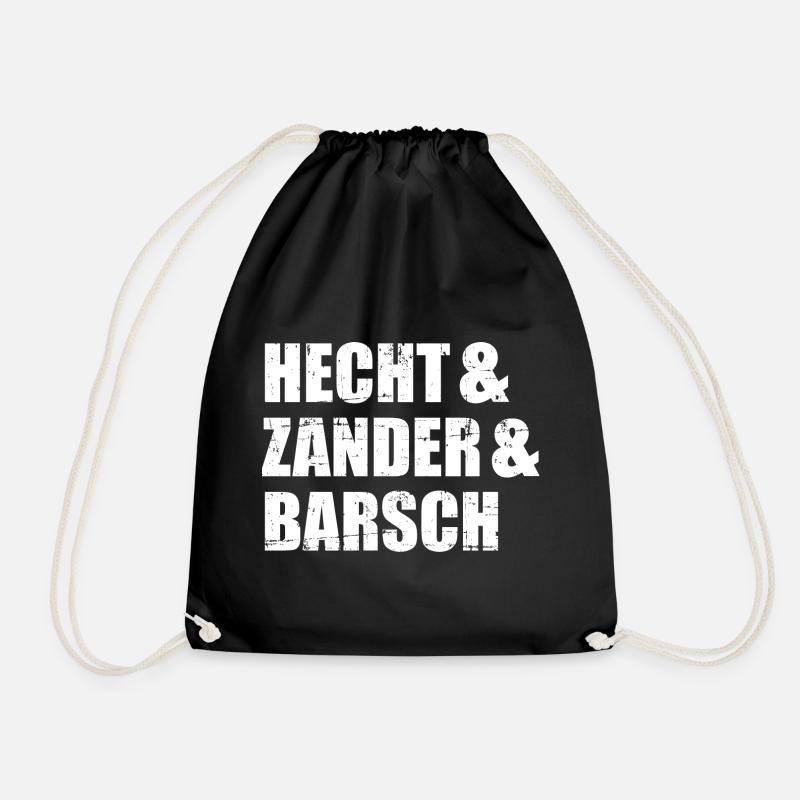 Angeln - Turnbeutel - Schwarz