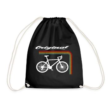 Vélo de course Rétro Design - Sac de sport léger - noir - Devant