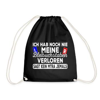 MTRA Medizinisch-Technischer Radiologie Mta - Turnbeutel - Schwarz - Vorne