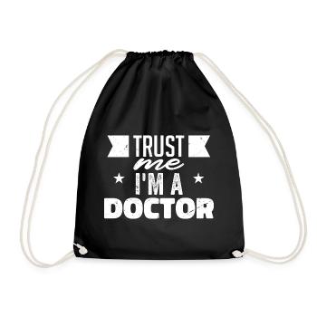 Trust Me, I'm A Doctor | Doctor gift - Sac de sport léger - noir - Devant