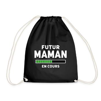 Futur Maman en cours W - Sac de sport léger - noir - Devant