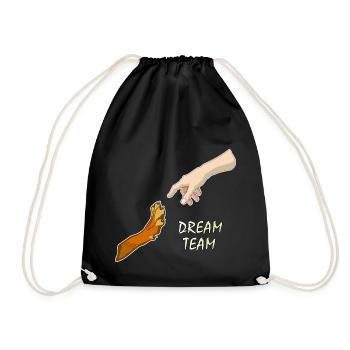 Dream Team - Turnbeutel - Schwarz - Vorne