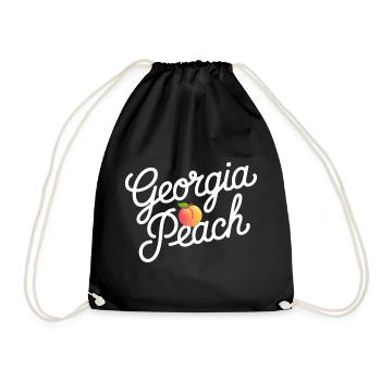 Georgia Peach Script Logo - Sac de sport léger - noir - Devant