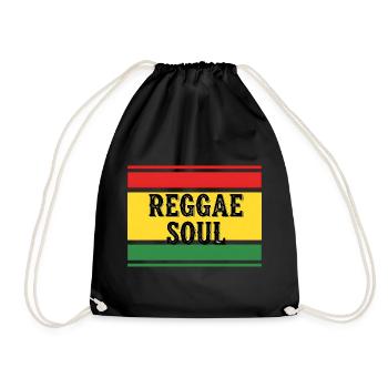 Reggae Soul Jamaika Style - Turnbeutel - Schwarz - Vorne