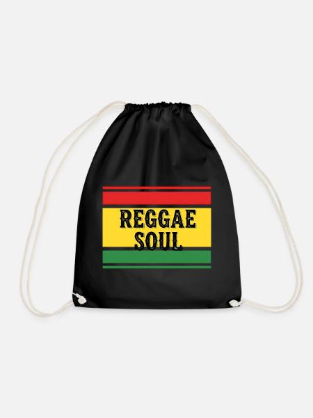 Reggae Soul Jamaika Style - Turnbeutel - Schwarz