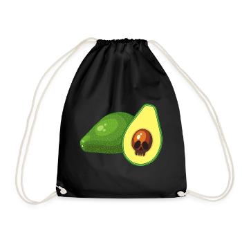 Crâne d'avocat - Sac de sport léger - noir - Devant