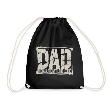 Papa L’Homme Le Mythe La Légende Chemise - Sac de sport léger - noir - Devant