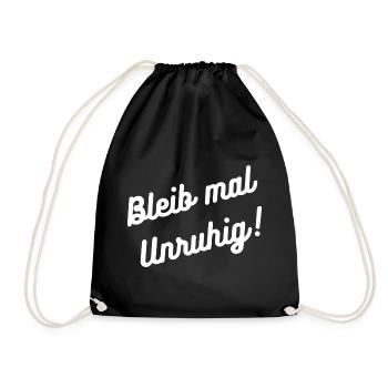 HN Stay Restless – Écriture manuscrite - Sac de sport léger - noir - Devant