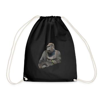 gorilla - Sac de sport léger - noir - Devant