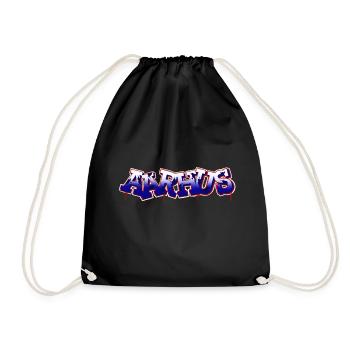 AARHUS - Drawstring Bag - black - Front