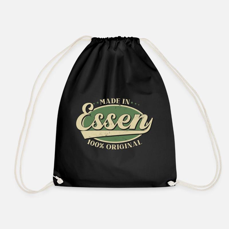 Essen Essener Original - Turnbeutel - Schwarz
