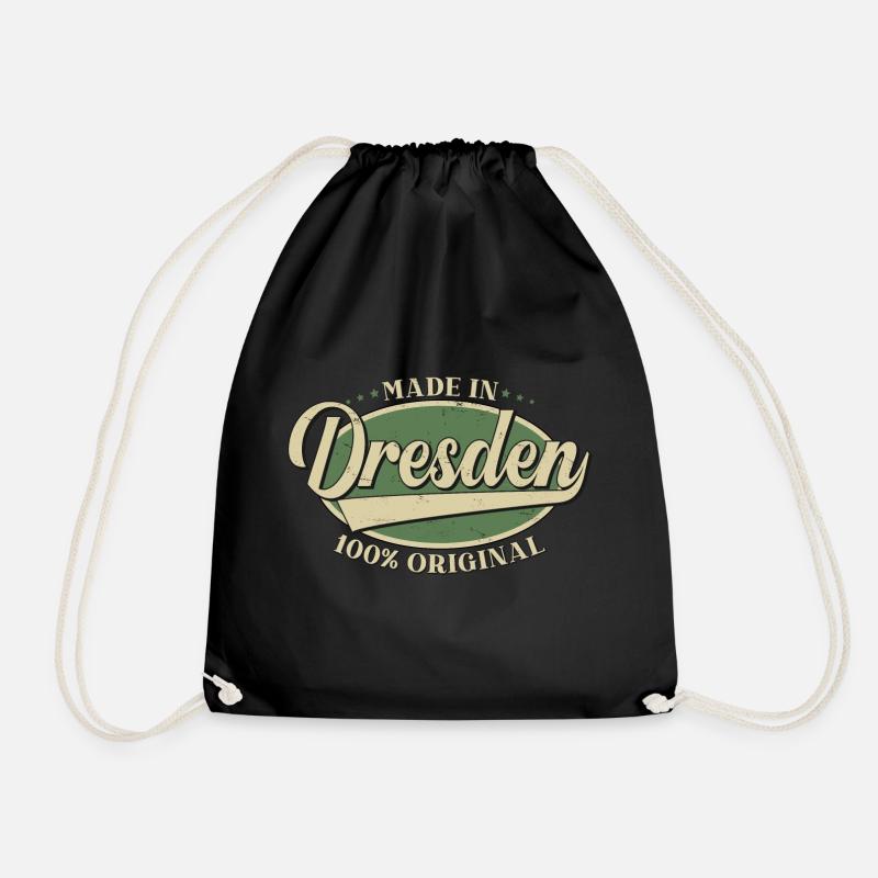 Dresden Dresdener Original - Turnbeutel - Schwarz