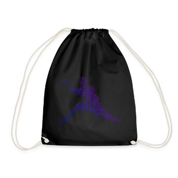 Arts Martiaux Femmes Wushu Kung Fu Kungfu Hommes - Sac de sport léger - noir - Devant