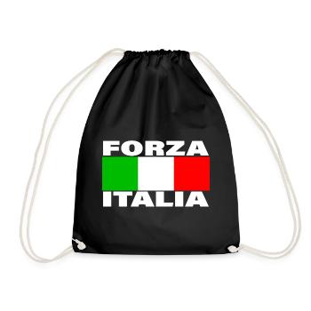 FORZA ITALIA - Turnbeutel - Schwarz - Vorne