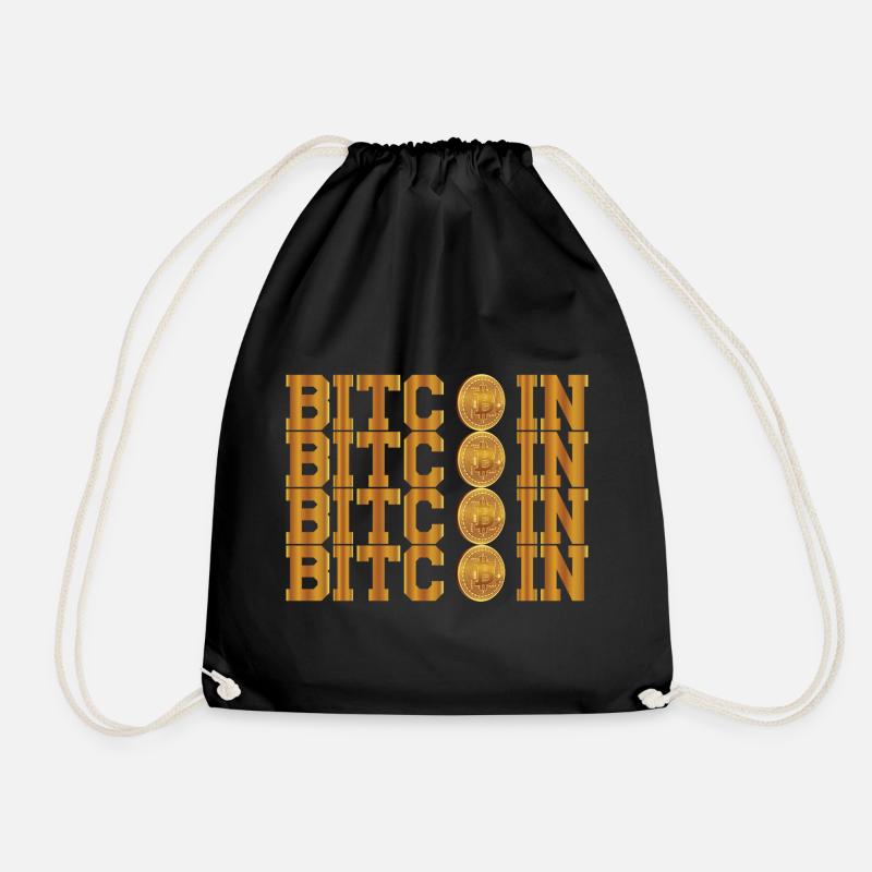 Bitcoin - Turnbeutel - Schwarz