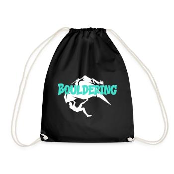 Boulder Bouldern Bloc - Sac de sport léger - noir - Devant