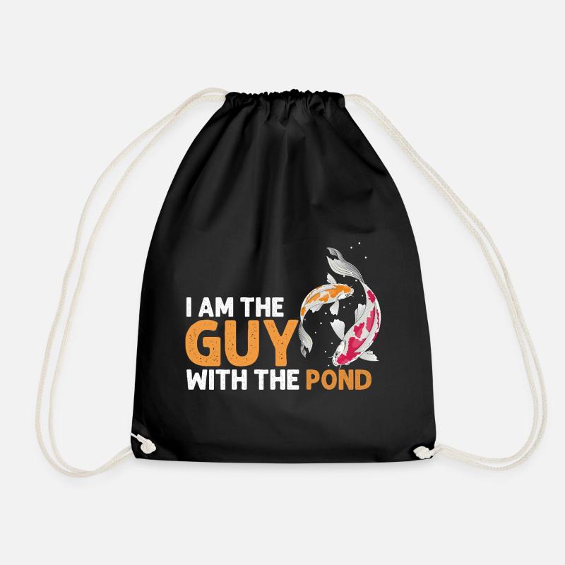 I Am The Guy With The Pond Koi Lover Hobby Fun - Turnbeutel - Schwarz