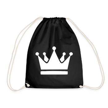 Cadeaux d’anniversaire Crown White Cadeaux d’anniversaire - Sac de sport léger - noir - Devant