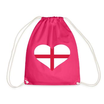 England - Turnbeutel - Fuchsia - Vorne