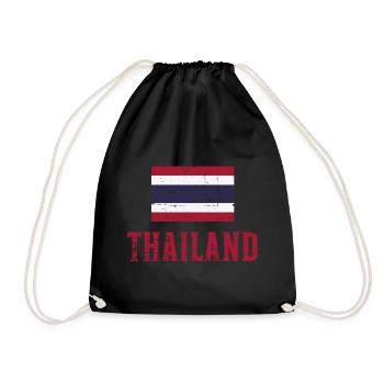 Thailand - Turnbeutel - Schwarz - Vorne