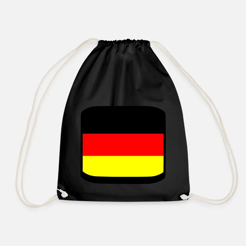 Deutschland - Turnbeutel - Schwarz