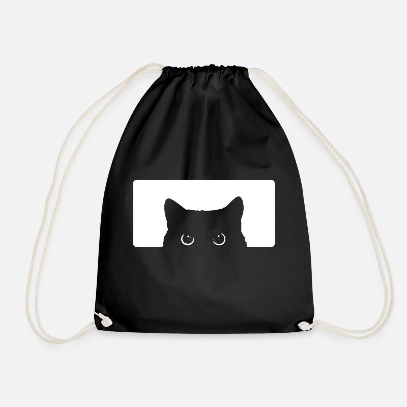 regard de chat cat look - Sac de sport léger - noir