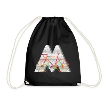 vélo e 249 m - Sac de sport léger - noir - Devant