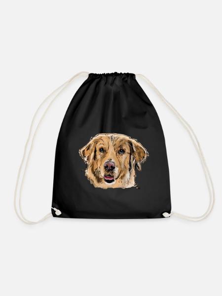 Golden Retrievers - Sac de sport léger - noir