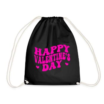 Joyeuse Saint-Valentin - Sac de sport léger - noir - Devant